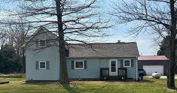 1.66 Acres of Land with Home for Sale in Flora, Indiana