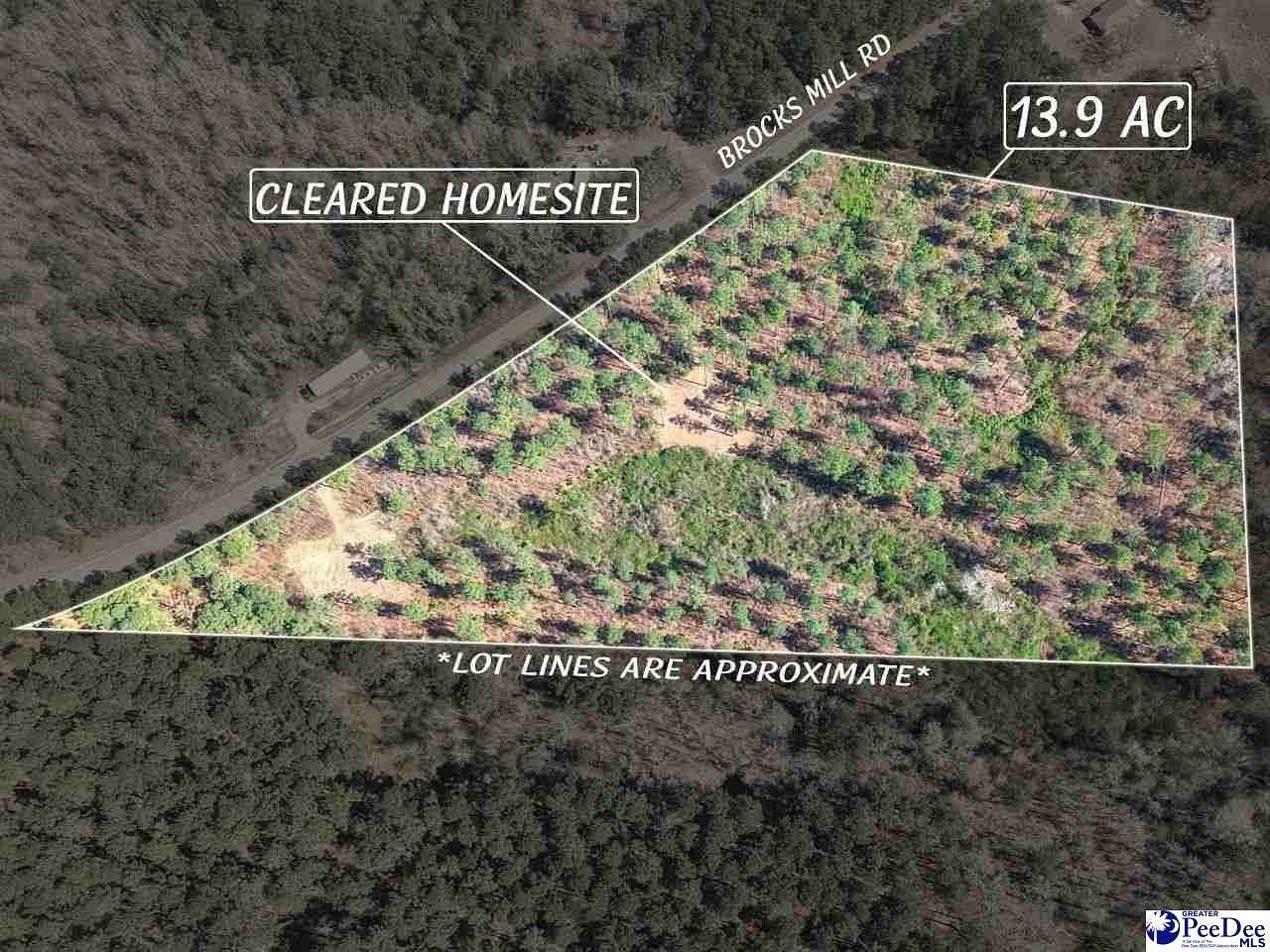 13.9 Acres of Land for Sale in Chesterfield, South Carolina