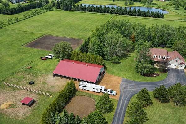 13.5 Acres of Land with Home for Sale in New Prague, Minnesota