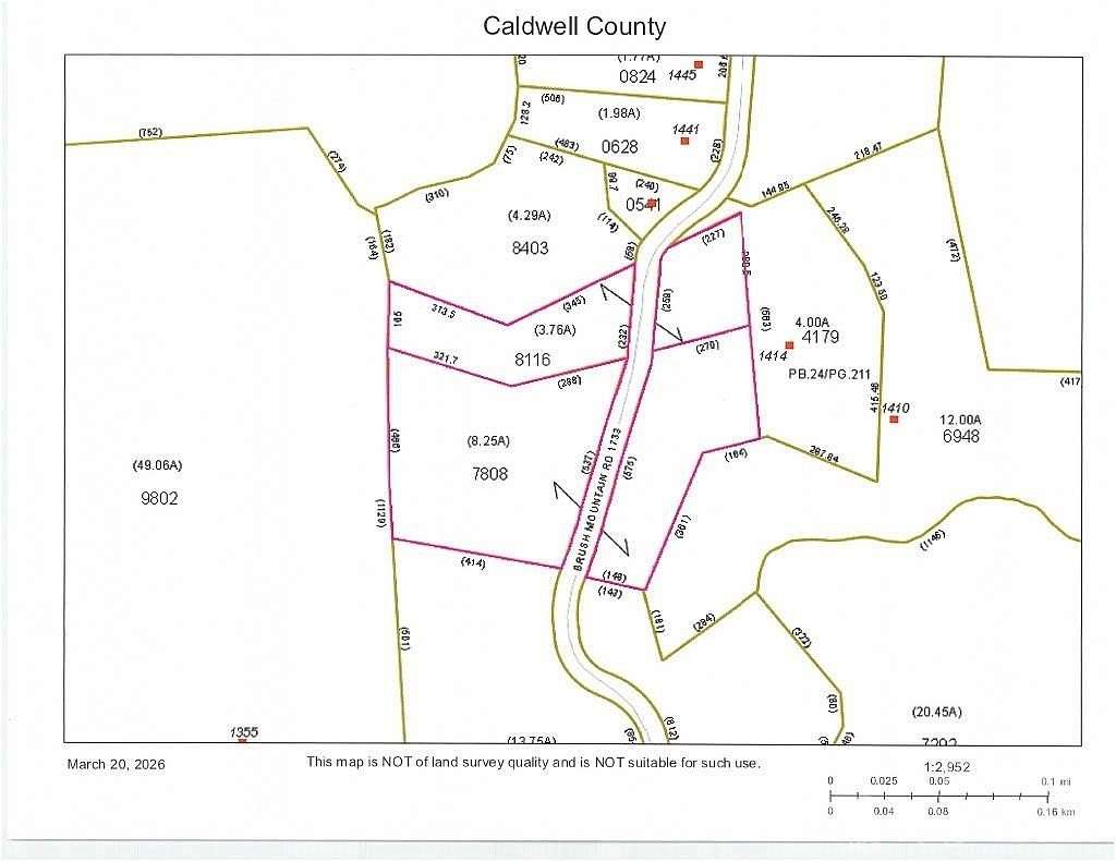 12 Acres of Recreational & Residential Land for Sale in Lenoir, North Carolina