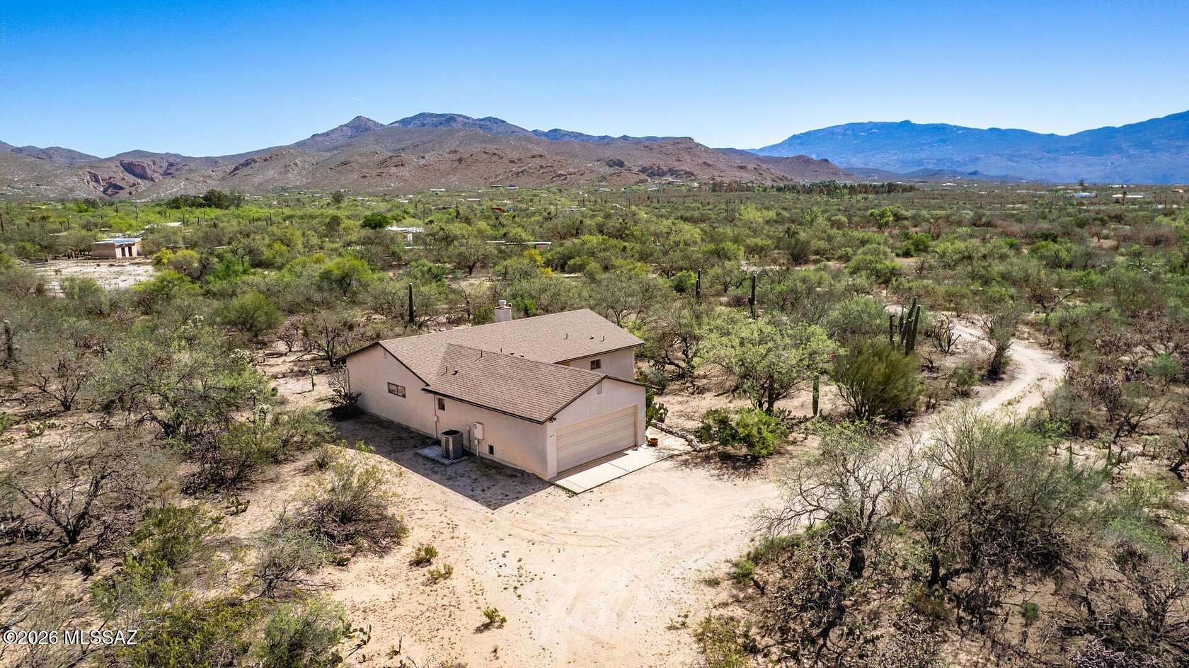 5 Acres of Land with Home for Sale in Tucson, Arizona