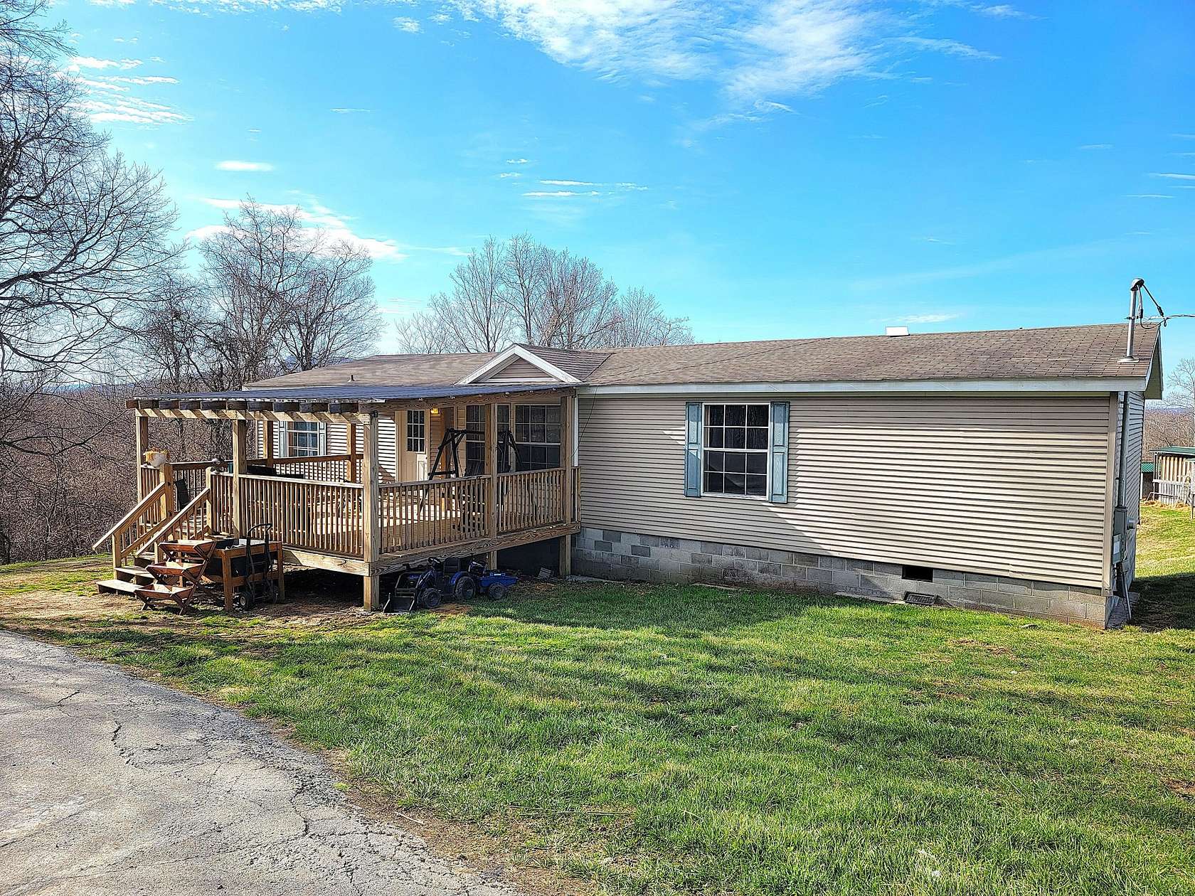 2 Acres of Land with Home for Sale in Alderson, West Virginia
