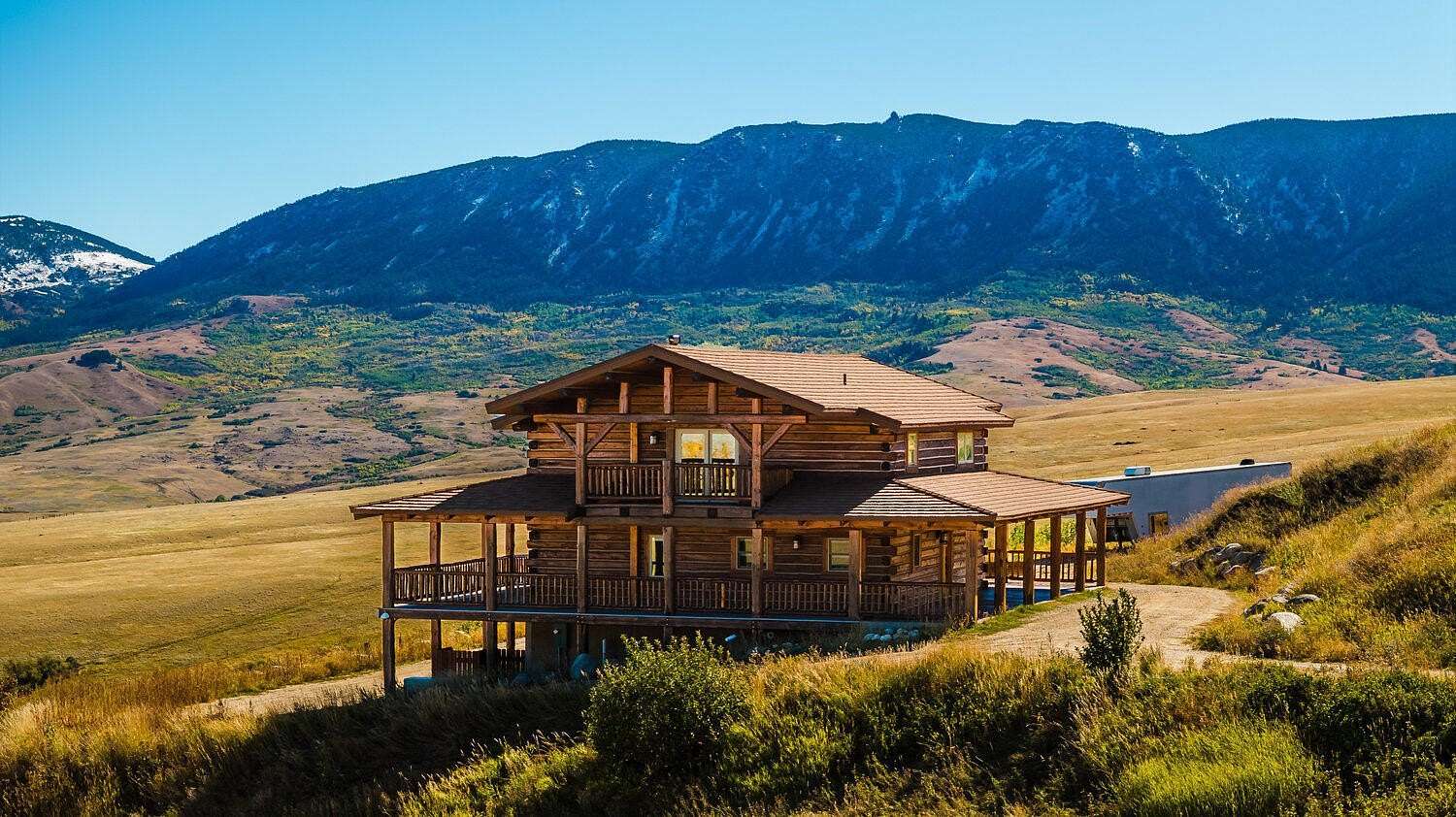 5.66 Acres of Land with Home for Sale in Big Horn, Wyoming