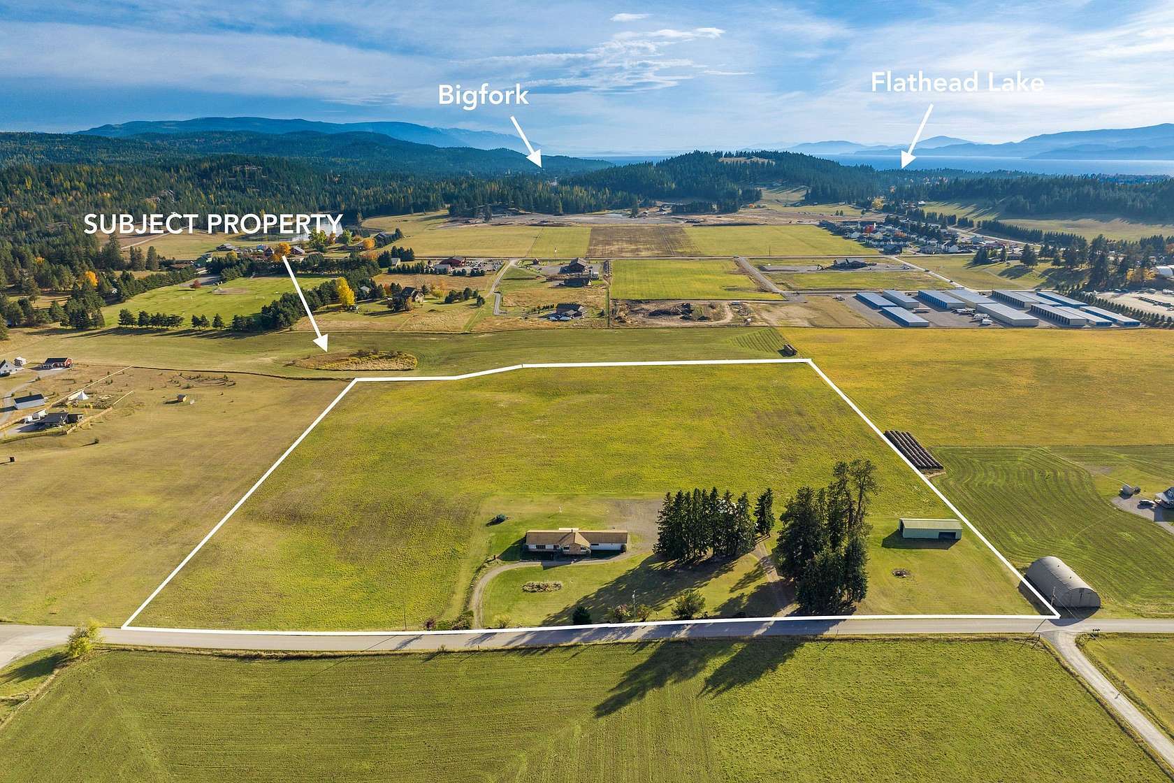 21.2 Acres of Land with Home for Sale in Bigfork, Montana