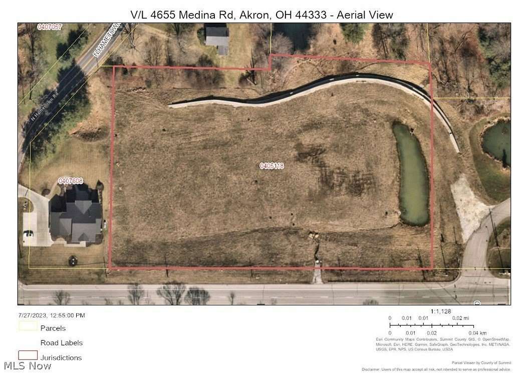 3.54 Acres of Commercial Land for Sale in Copley, Ohio
