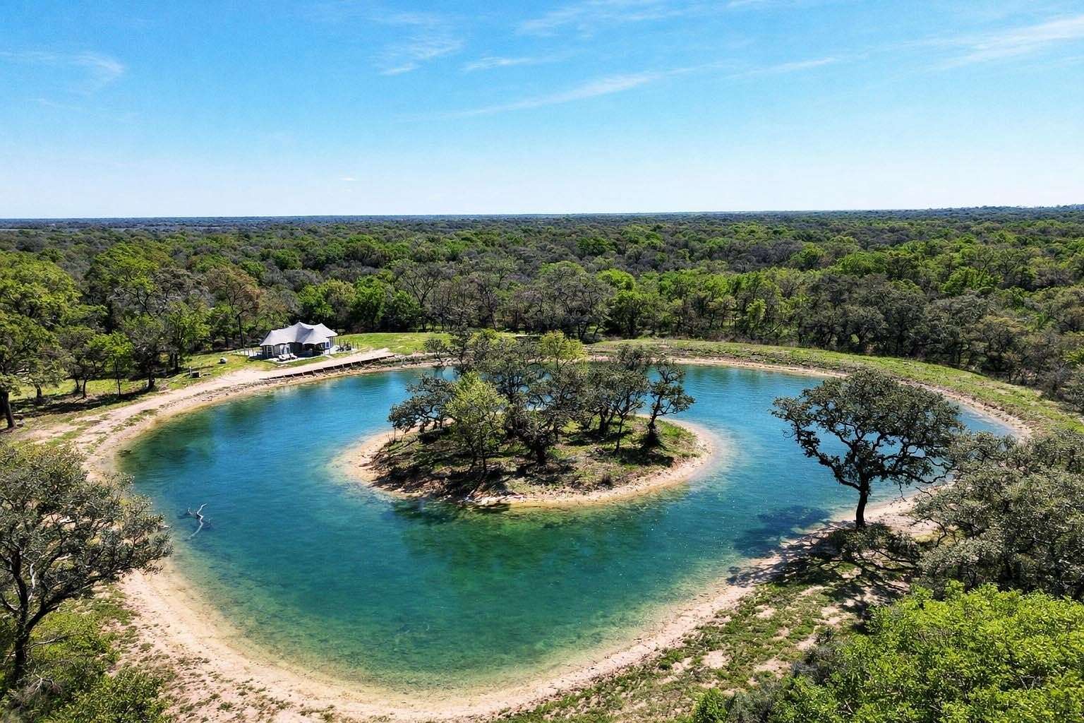 59 Acres of Recreational Land with Home for Sale in Columbus, Texas