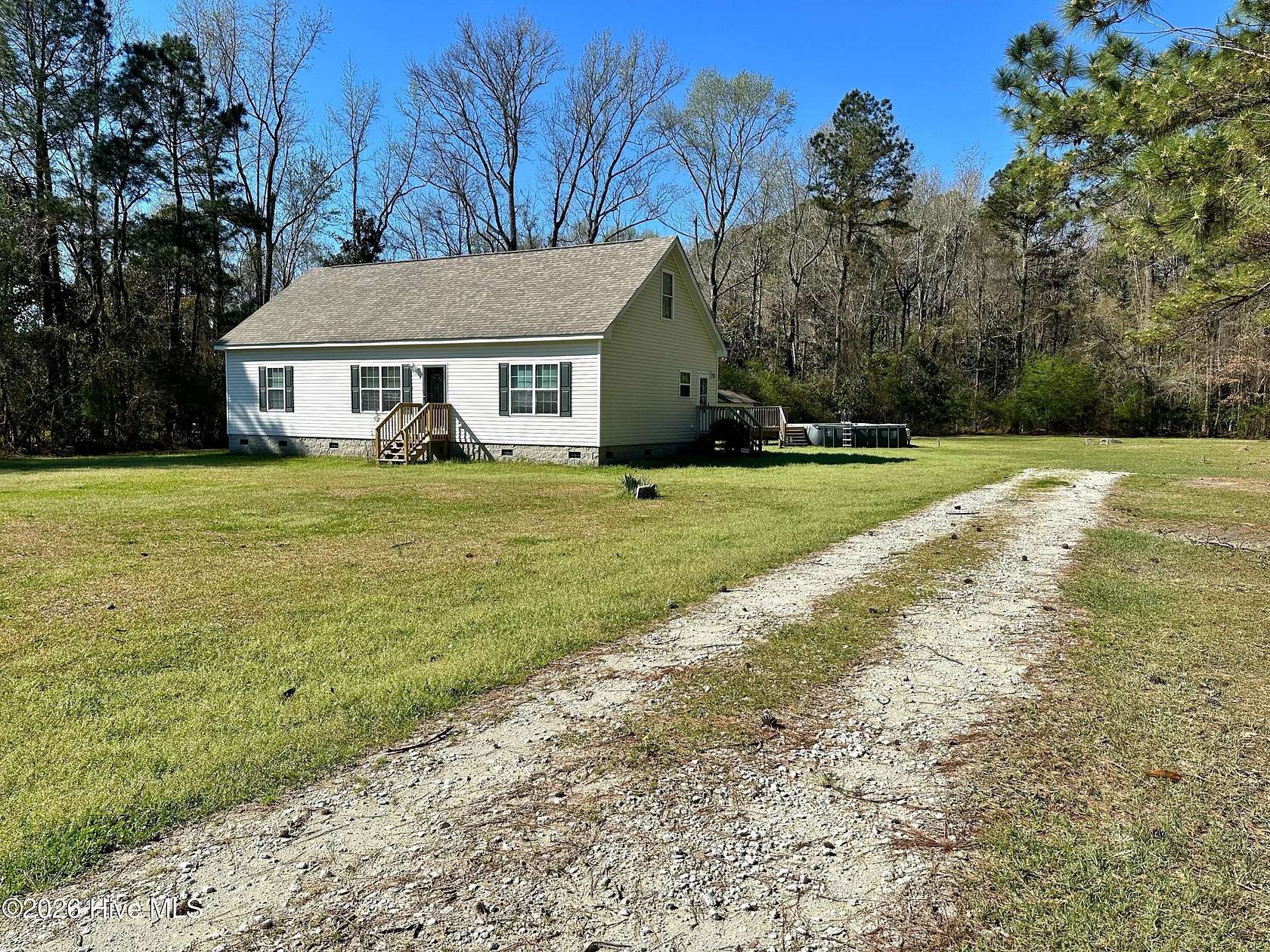 1.77 Acres of Land with Home for Lease in Jacksonville, North Carolina