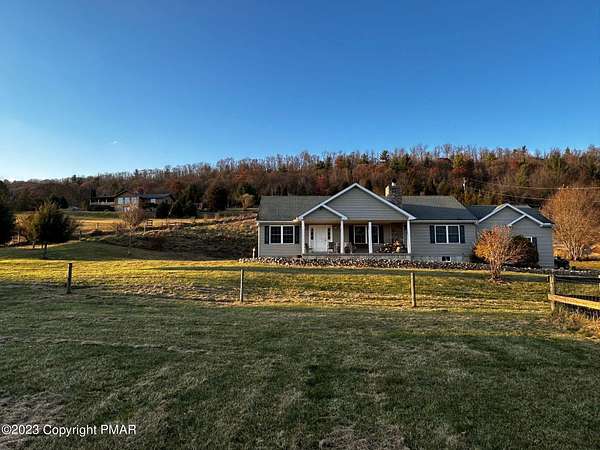 6.33 Acres of Land with Home for Lease in Kunkletown, Pennsylvania