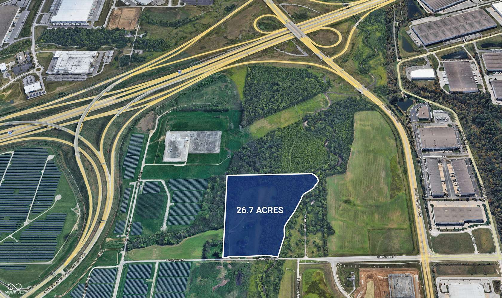 26.7 Acres of Commercial Land for Sale in Indianapolis, Indiana