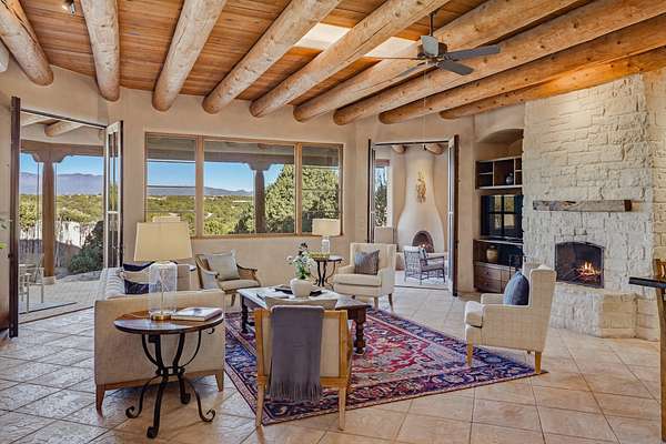 2.5 Acres of Land with Home for Sale in Santa Fe, New Mexico