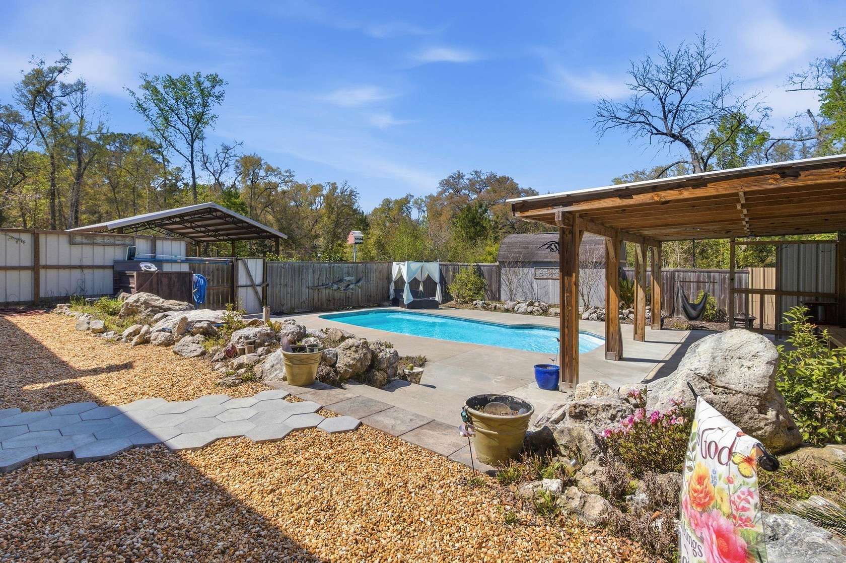 2.49 Acres of Land with Home for Sale in Crawfordville, Florida