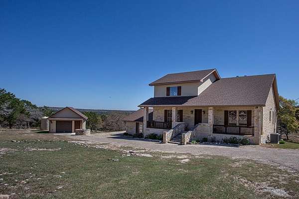 22.5 Acres of Recreational Land with Home for Sale in Hunt, Texas