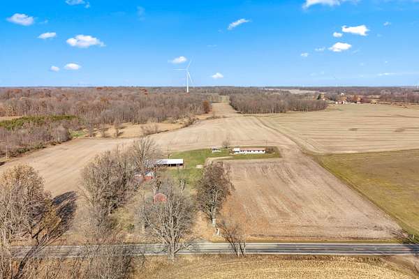4 Acres of Land with Home for Sale in Pittsford, Michigan