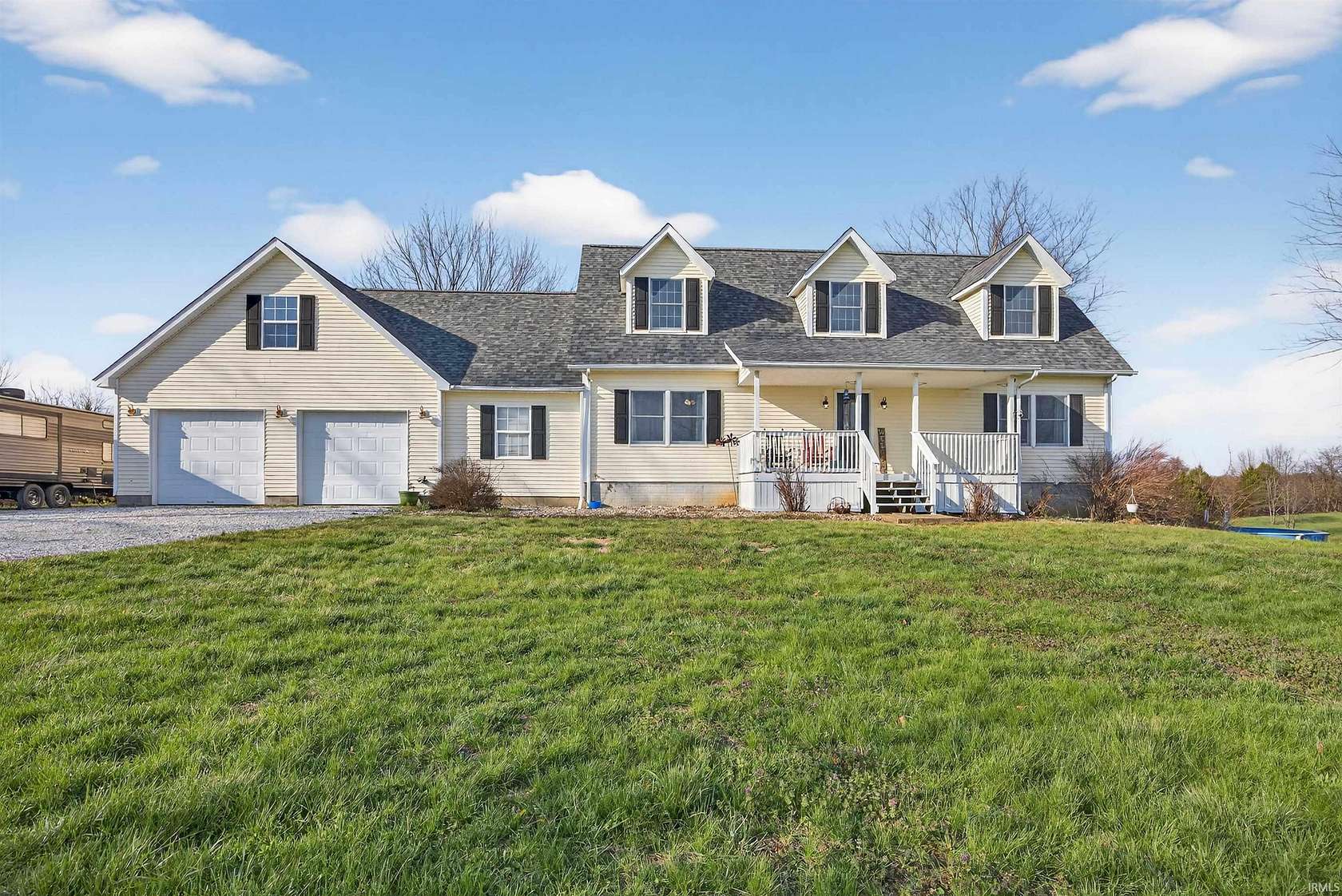 8.63 Acres of Land with Home for Sale in Orleans, Indiana