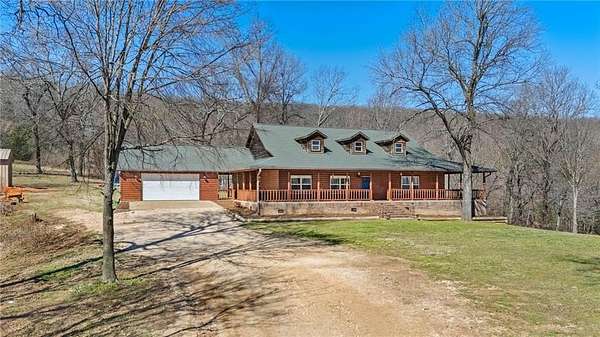 42 Acres of Agricultural Land with Home for Sale in Prairie Grove, Arkansas