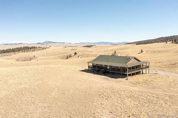 11.5 Acres of Recreational Land with Home for Sale in Hartsel, Colorado