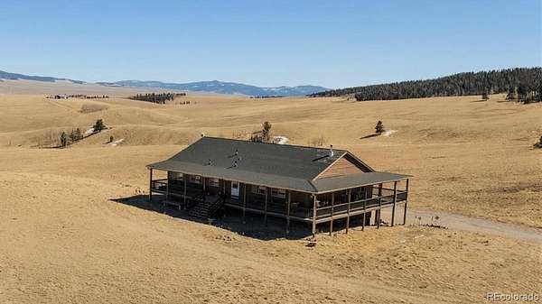 11.5 Acres of Recreational Land with Home for Sale in Hartsel, Colorado
