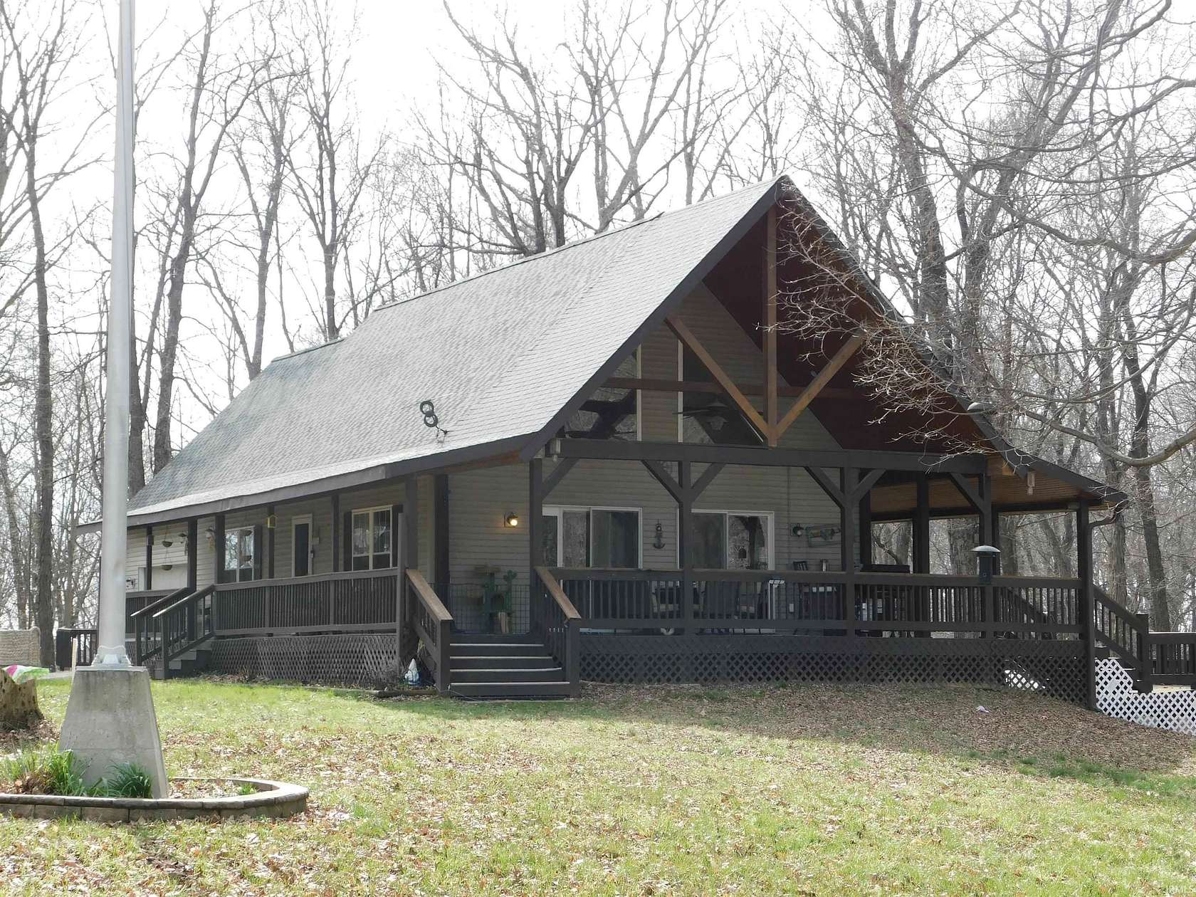 10.1 Acres of Land with Home for Sale in Old Pekin, Indiana