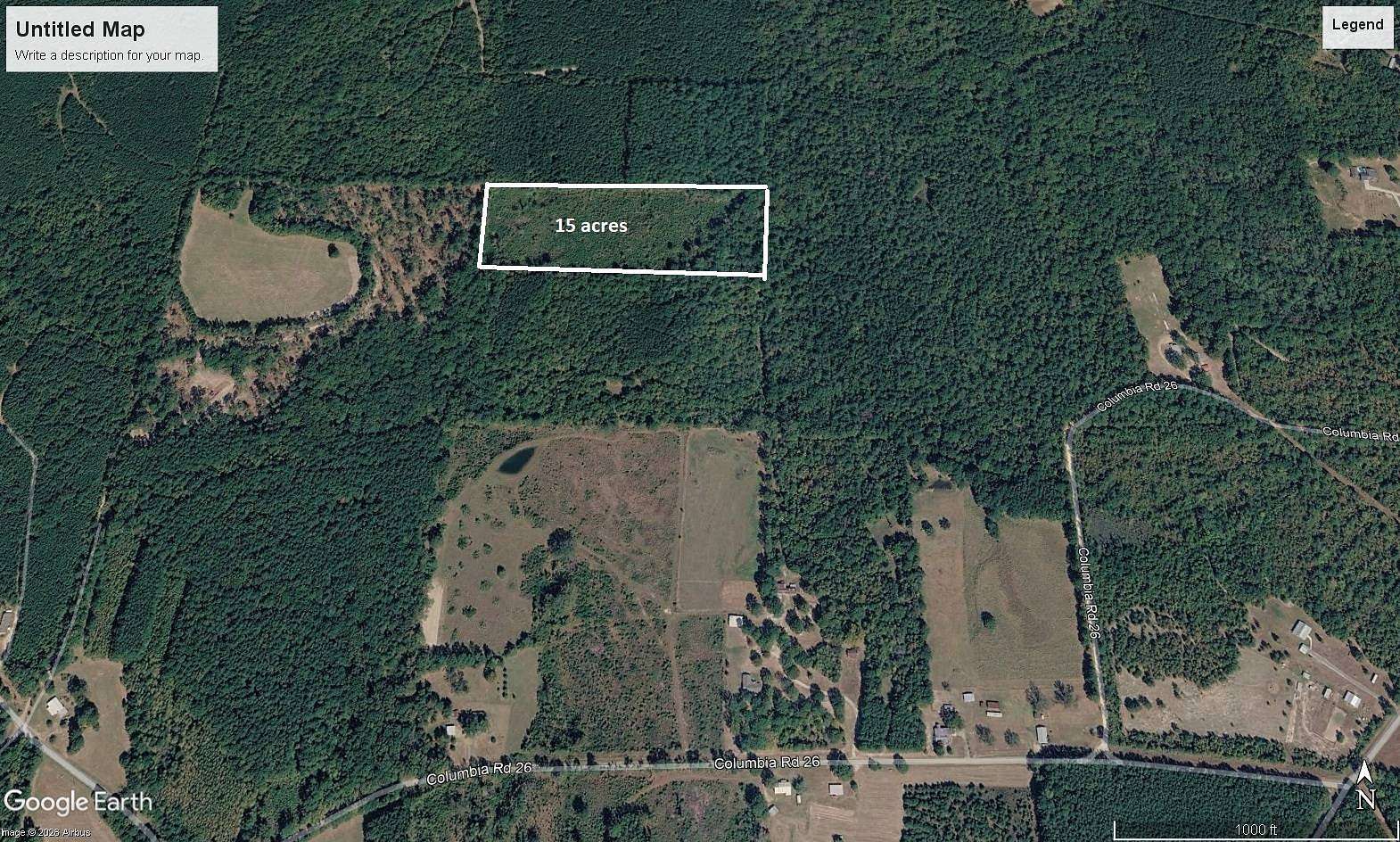 15 Acres of Recreational & Residential Land for Sale in Emerson, Arkansas