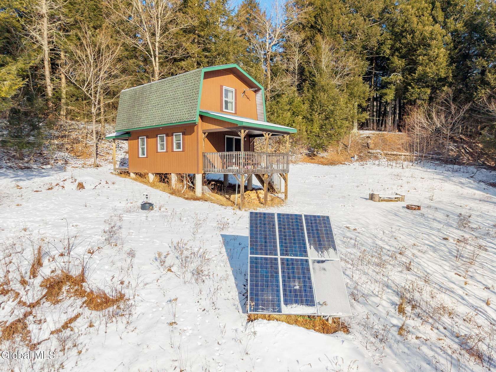 15.5 Acres of Recreational Land with Home for Sale in Warnerville, New York