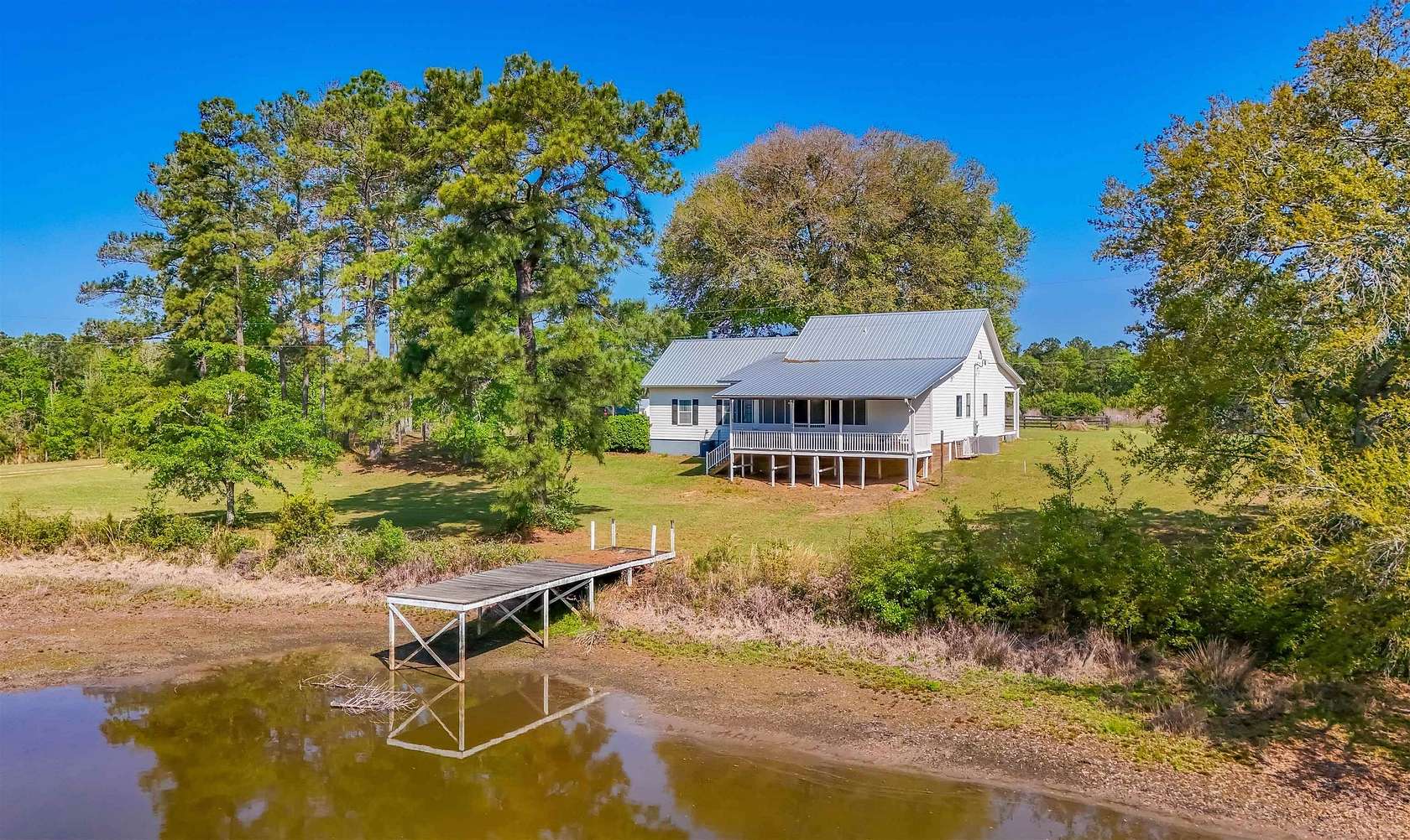 25.5 Acres of Recreational Land with Home for Sale in Coolidge, Georgia