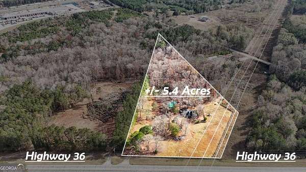 5.4 Acres of Improved Mixed-Use Land for Sale in Jackson, Georgia