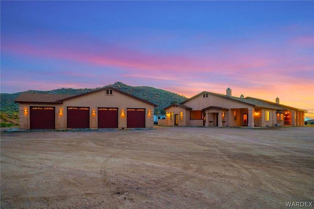 8.14 Acres of Land with Home for Sale in Kingman, Arizona