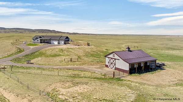 11.6 Acres of Land with Home for Sale in Cheyenne, Wyoming