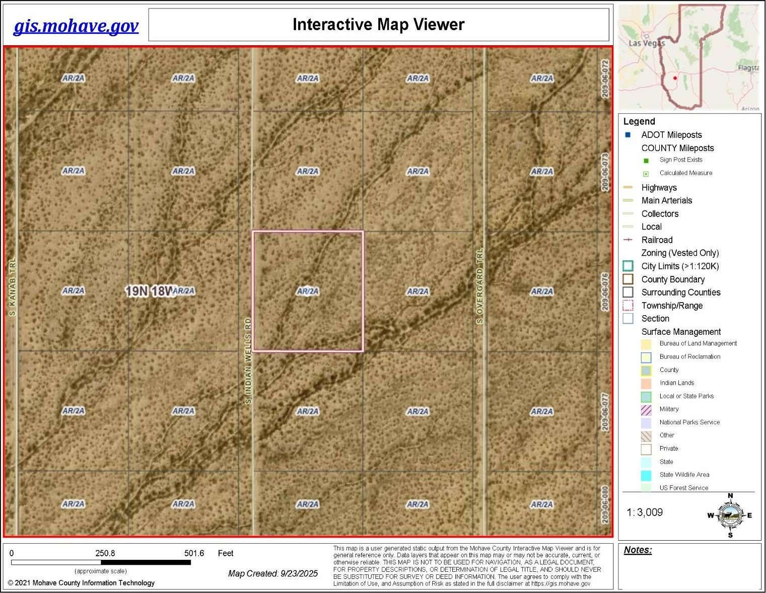 2.34 Acres of Land for Sale in Golden Valley, Arizona
