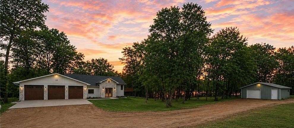 9.45 Acres of Land with Home for Sale in Merrifield, Minnesota