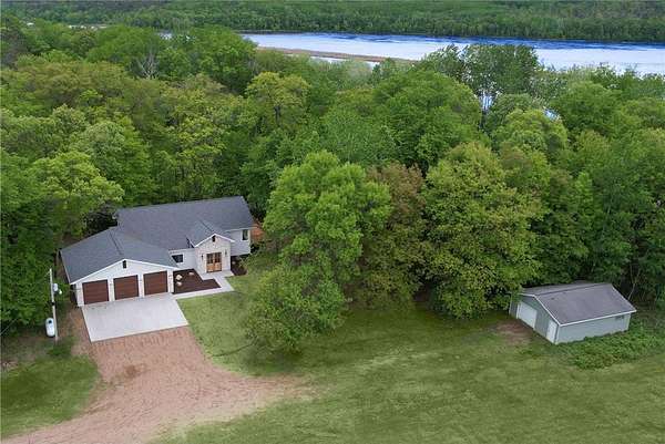9.45 Acres of Land with Home for Sale in Merrifield, Minnesota