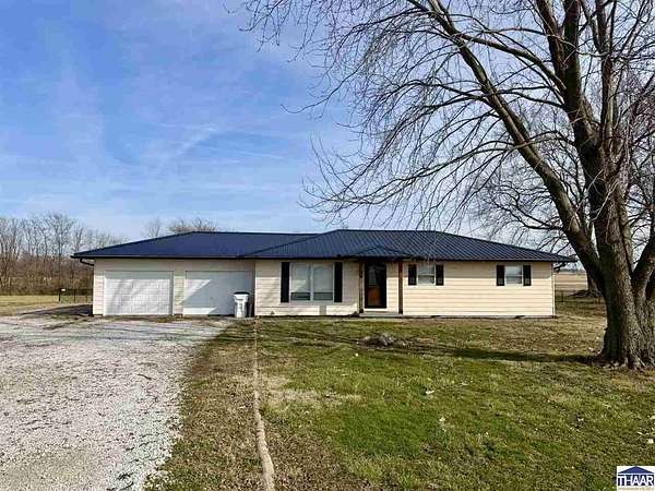 3.85 Acres of Land with Home for Sale in Farmersburg, Indiana