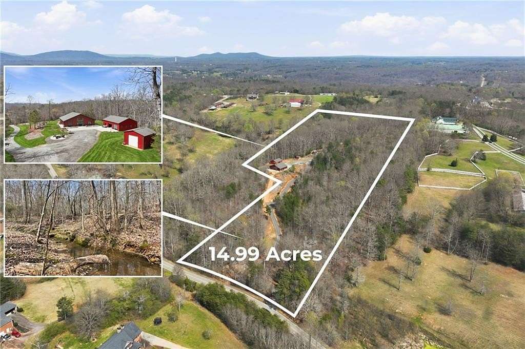 15 Acres of Land with Home for Sale in Gainesville, Georgia