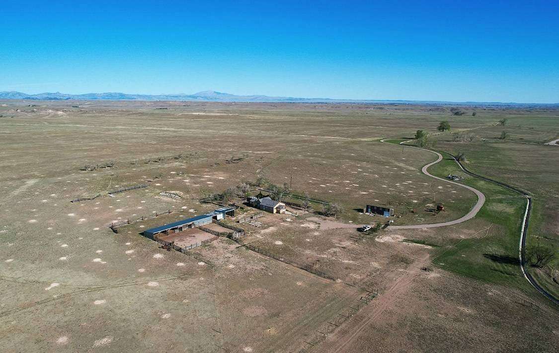 1,290 Acres of Agricultural Land with Home for Sale in Wheatland, Wyoming