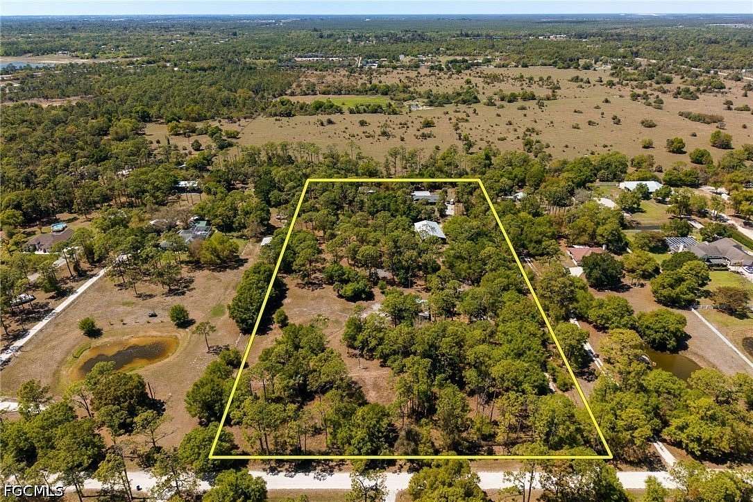 6.73 Acres of Land with Home for Sale in North Fort Myers, Florida