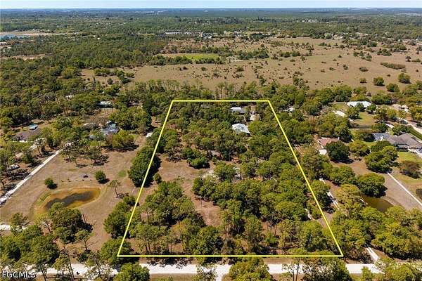 6.73 Acres of Land with Home for Sale in North Fort Myers, Florida