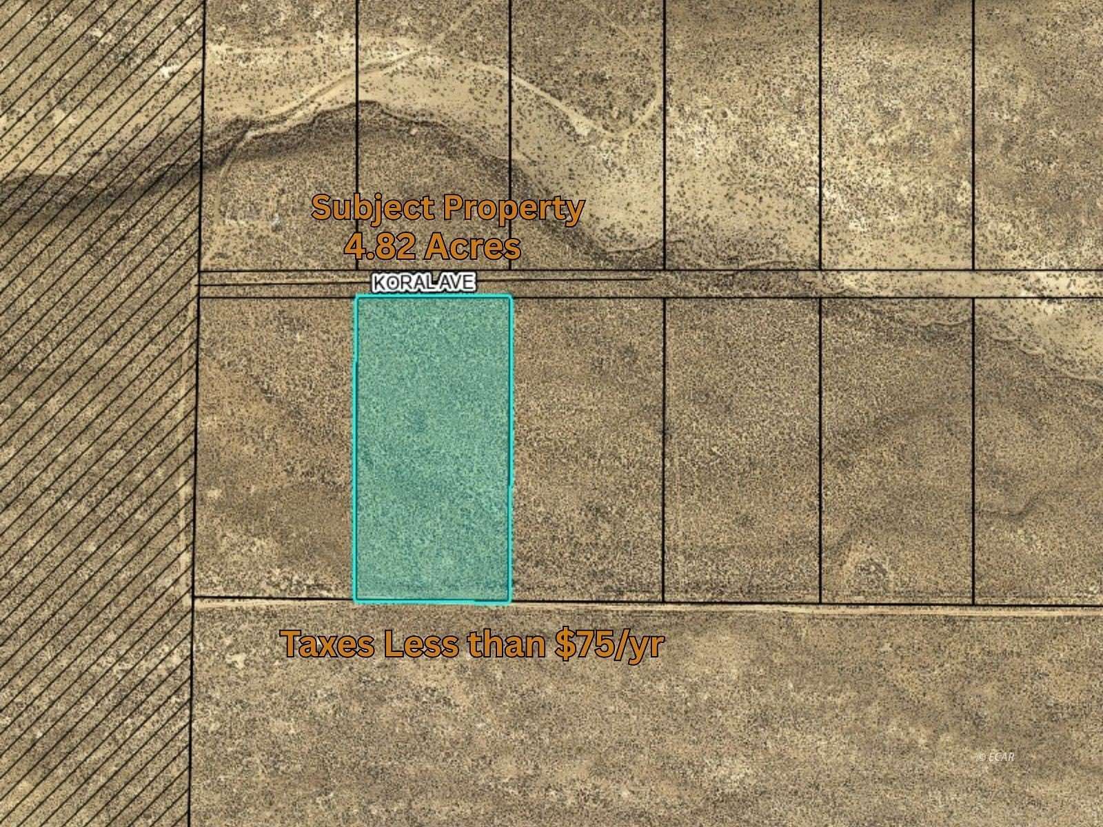 4.82 Acres of Land for Sale in Ryndon, Nevada