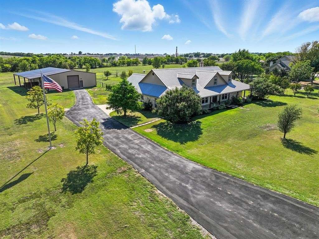 5 Acres of Land with Home for Sale in Rhome, Texas