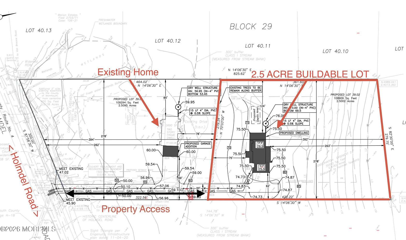 2.5 Acres of Residential Land for Sale in Holmdel, New Jersey