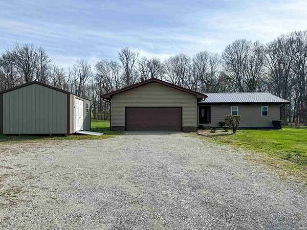 2 Acres of Land with Home for Sale in Hazleton, Indiana