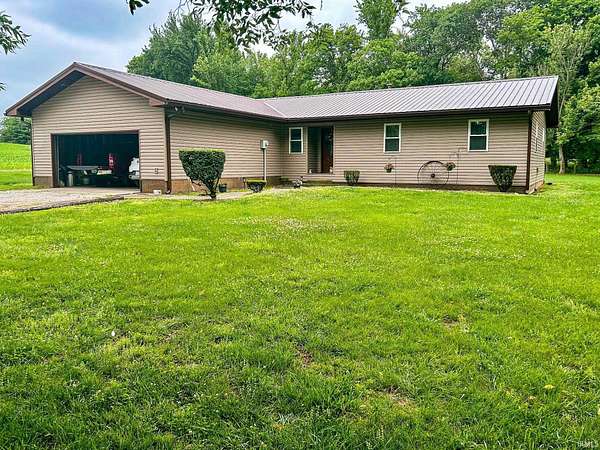 2 Acres of Land with Home for Sale in Hazleton, Indiana