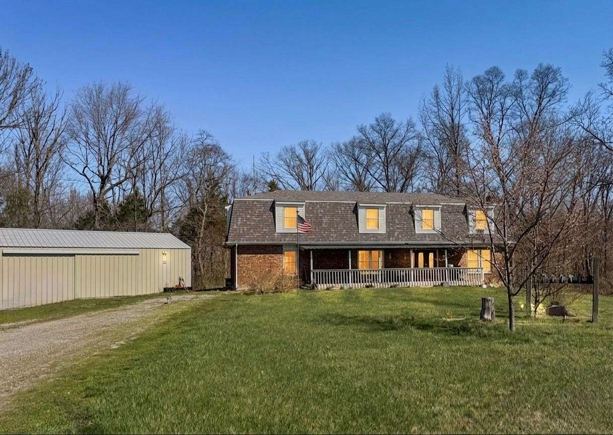 5.22 Acres of Land with Home for Sale in Canaan, Indiana