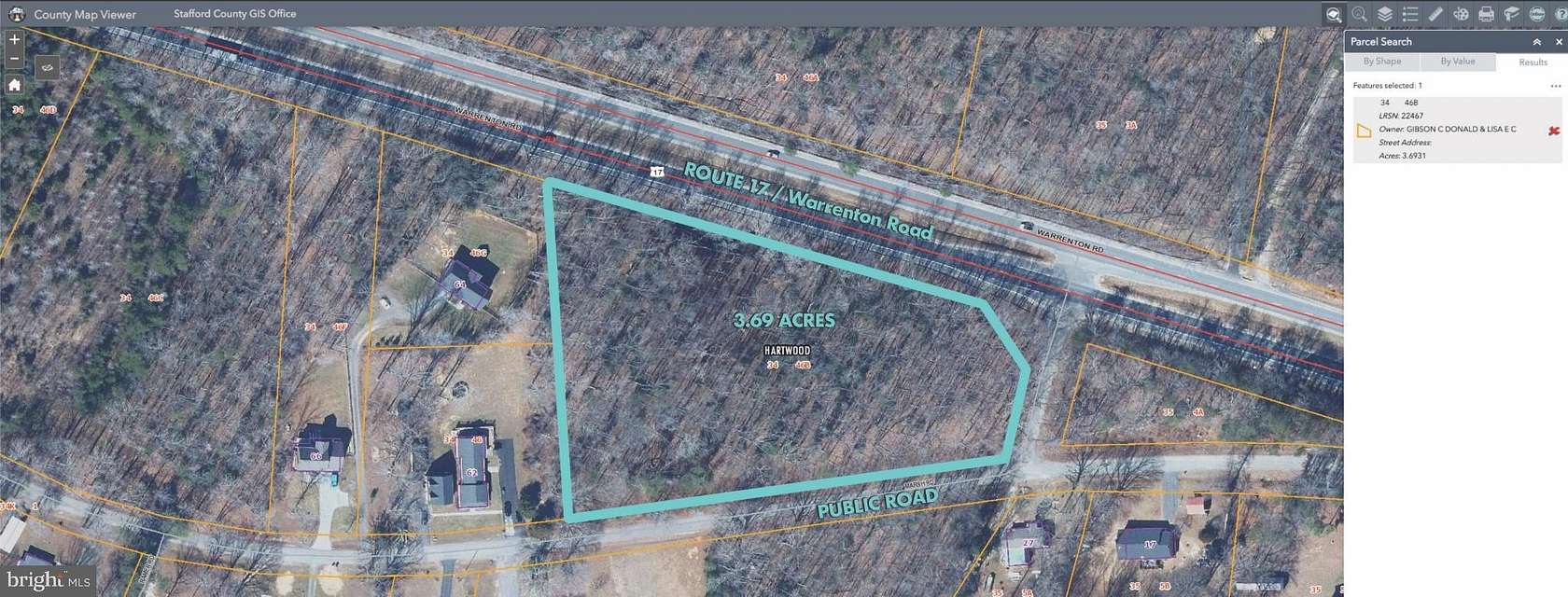 3.69 Acres of Residential Land for Sale in Fredericksburg, Virginia