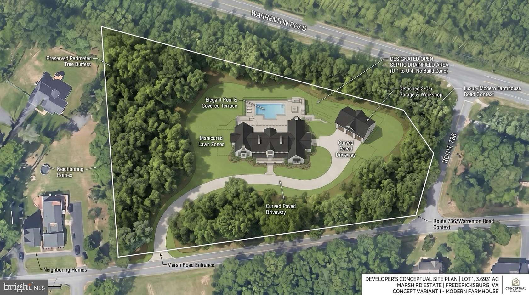 3.69 Acres of Residential Land for Sale in Fredericksburg, Virginia