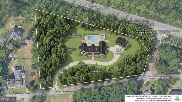 3.69 Acres of Residential Land for Sale in Fredericksburg, Virginia