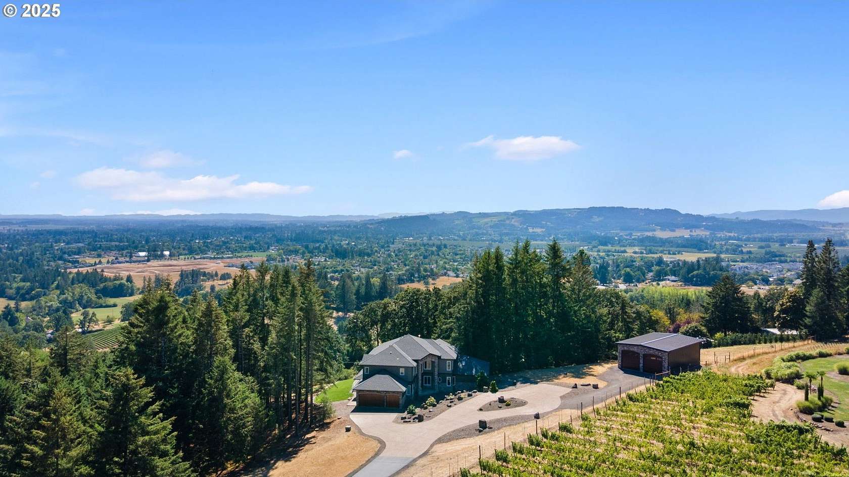 3.26 Acres of Land with Home for Sale in Newberg, Oregon