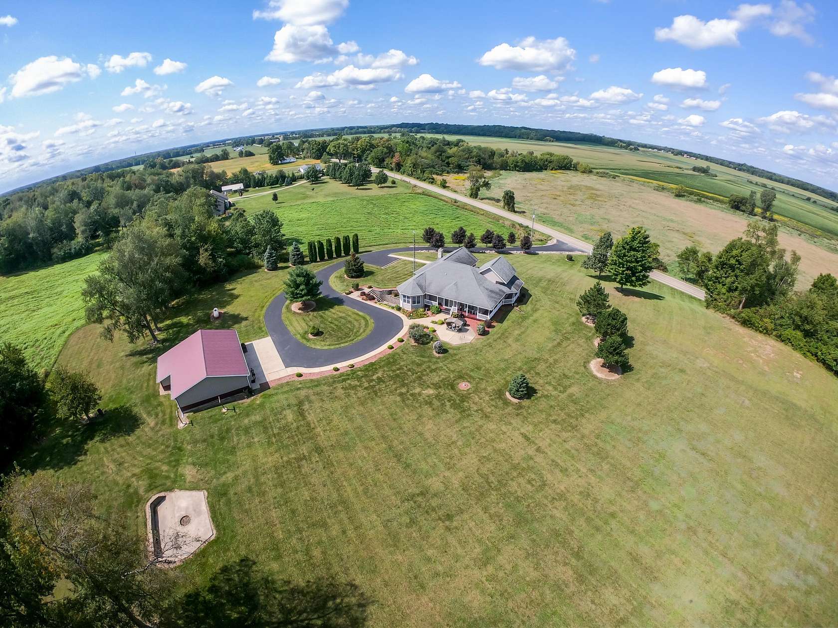 5 Acres of Land with Home for Sale in Quincy, Michigan