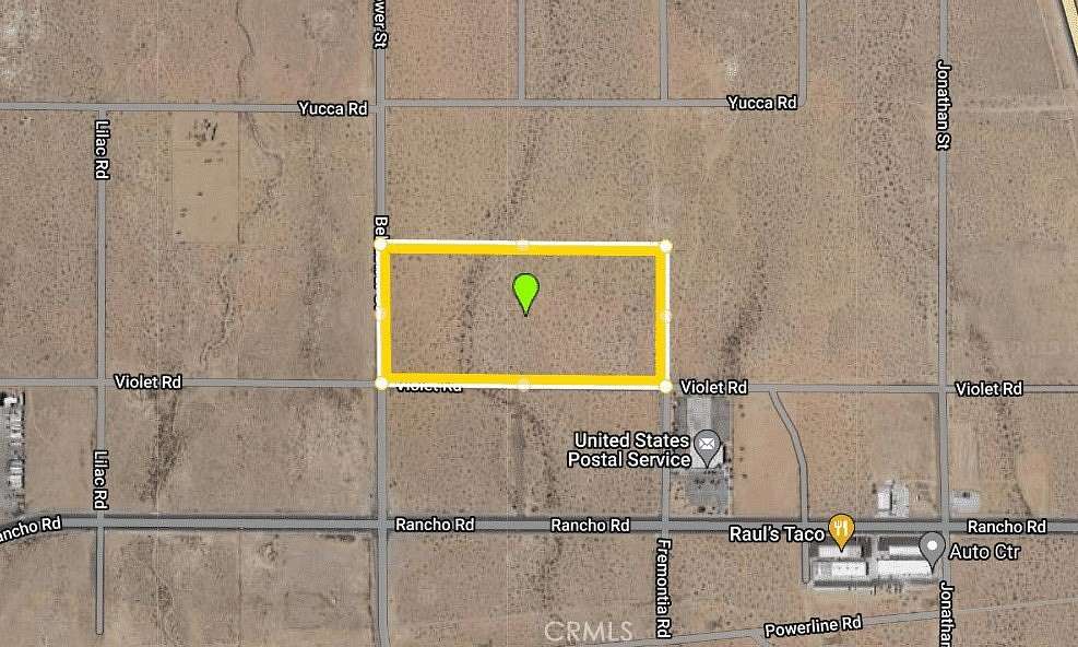 19.6 Acres of Land for Sale in Adelanto, California