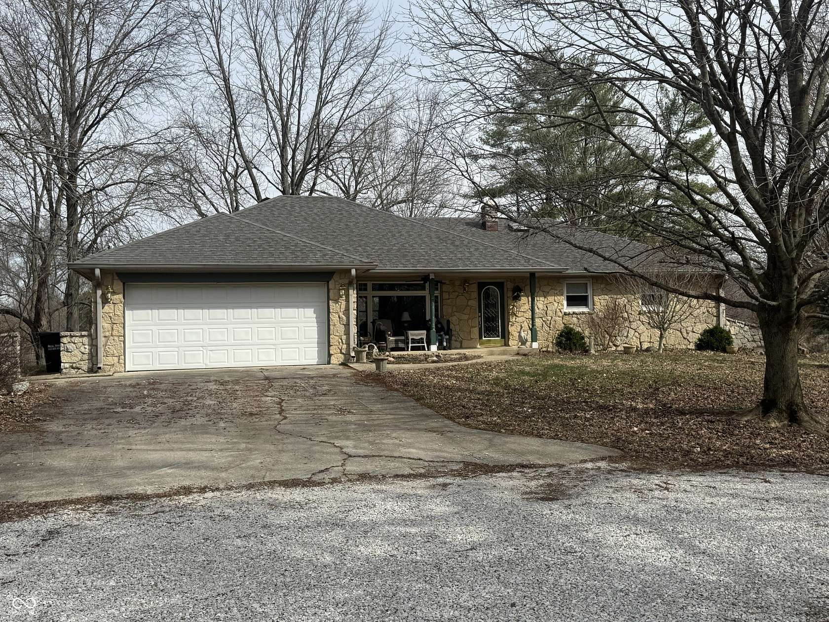 6.77 Acres of Land with Home for Sale in North Salem, Indiana