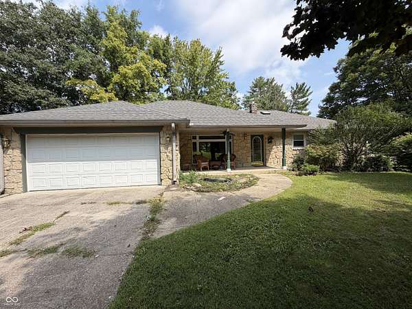 6.77 Acres of Land with Home for Sale in North Salem, Indiana